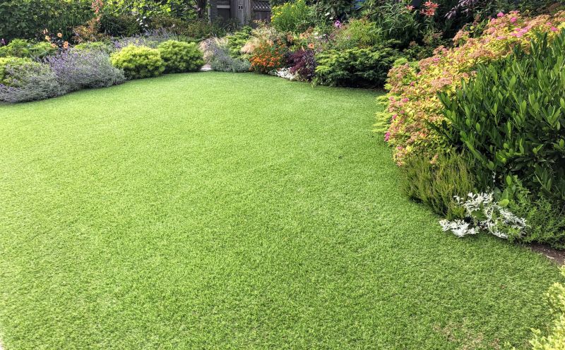 Lawn and Planting Areas