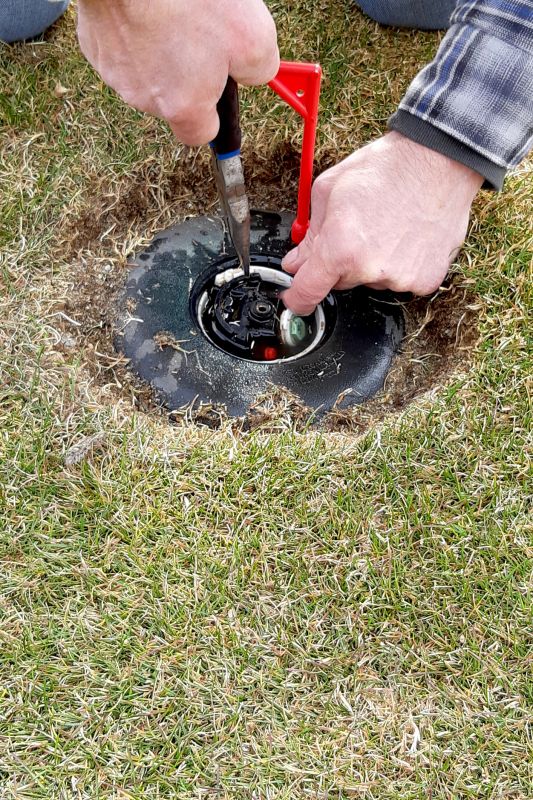 Inspecting Sprinkler Heads